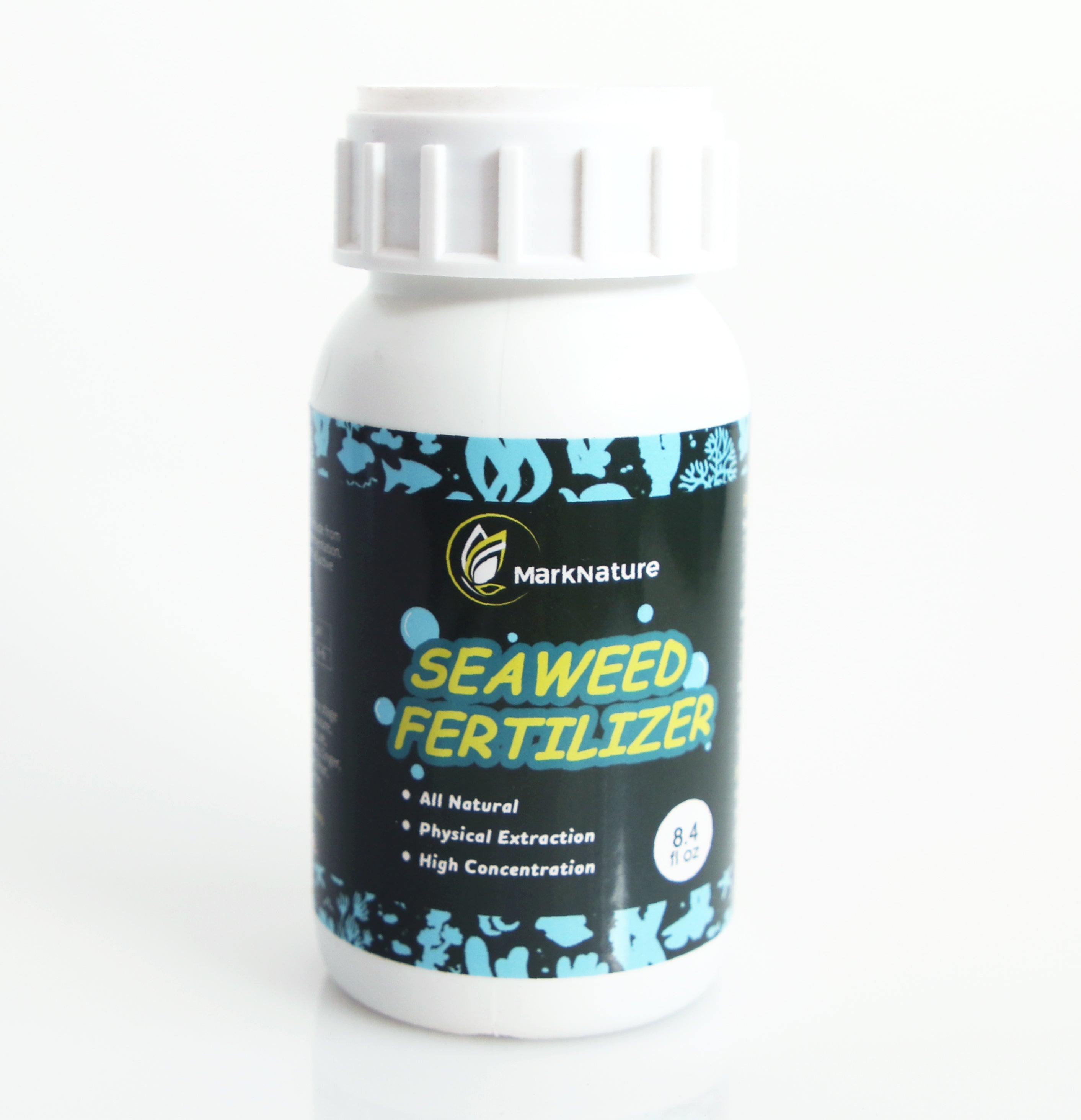 organic seaweed liquid fertilizer Seaweed Organic Growth Enhancer Physical Extraction Concentrated Liquid 250 ml (8.8 fl oz.)