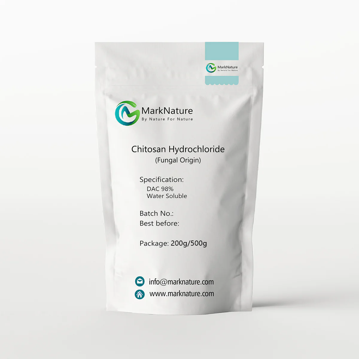 Chitosan Hydrochloride – DAC 90%, Water Soluble, Fungal Origin