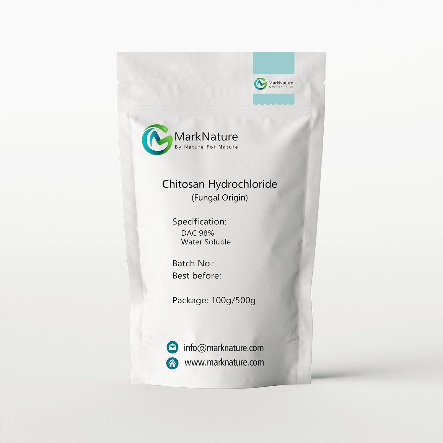 Chitosan Hydrochloride – DAC 90%, Water Soluble, Fungal Origin