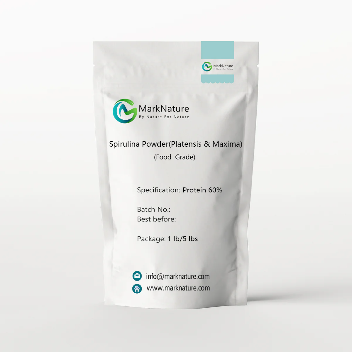 Spirulina Powder Protein 60% – Food Grade (Platensis & Maxima)